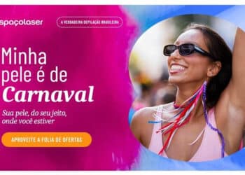 Espaçolaser transforma quiosque em ponto de parada obrigatória para os foliões na praia de Copacabana