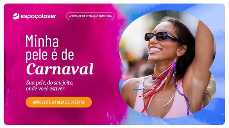 Espaçolaser transforma quiosque em ponto de parada obrigatória para os foliões na praia de Copacabana