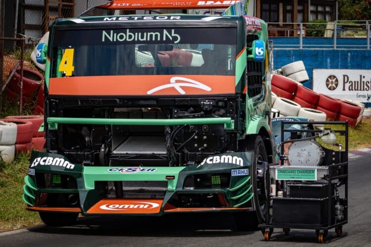 CBMM e innolectric AG avançam na eletrificação da Copa Truck com inovação em carregador de veículos elétricos