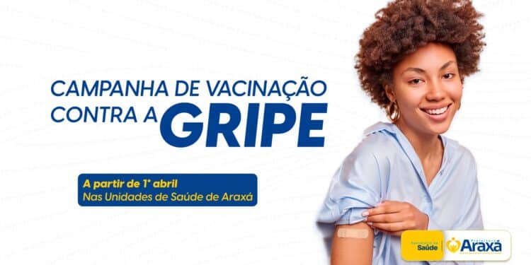 Araxá inicia campanha de vacinação contra a gripe nesta terça-feira (1º)