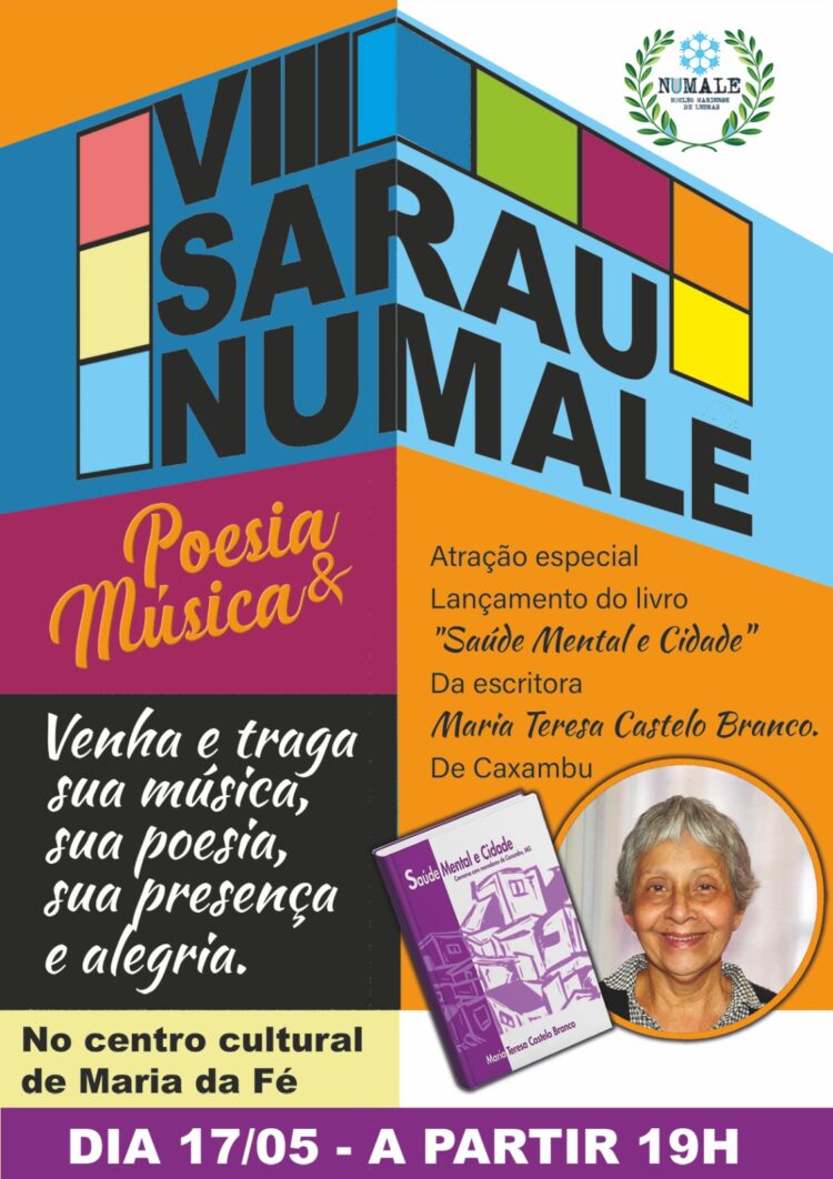 Hoje tem SARAU em Maria da Fé