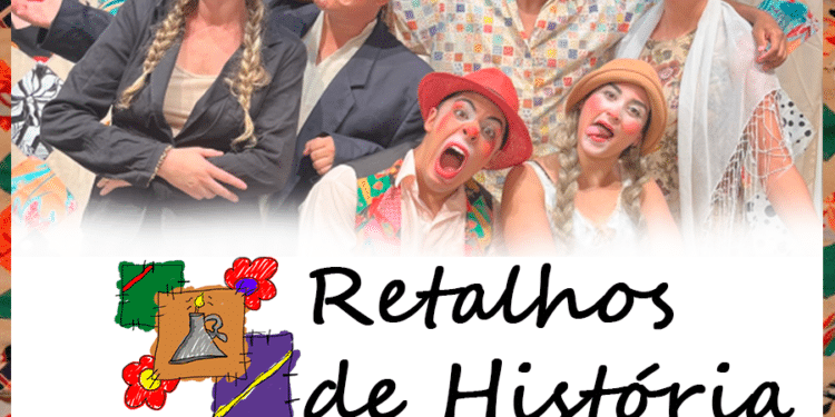 Cia Deu Na Telha apresenta espetáculo ‘Retalhos de História’ pelas praças de Araxá