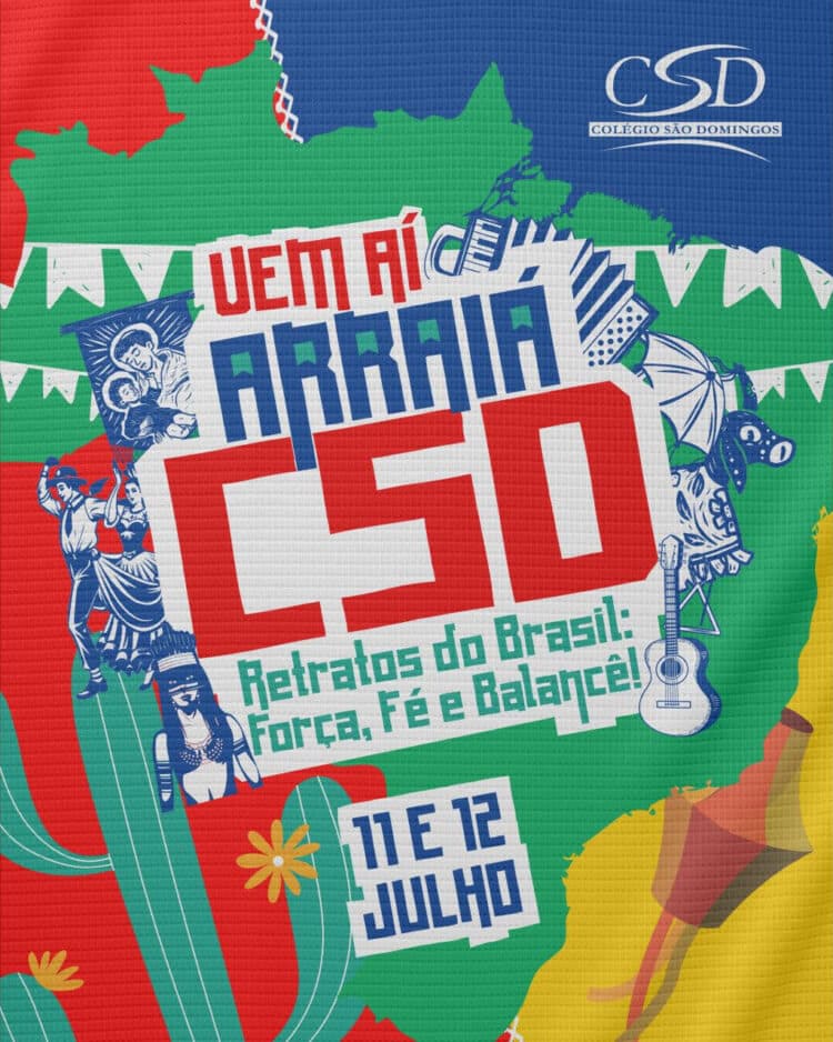 Colégio São Domingos promove Festa Julina com foco na cultura regional e na ecologia integral