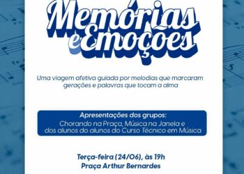 Escola Municipal de Música promove o musical “Memórias & Emoções” nesta terça (24)