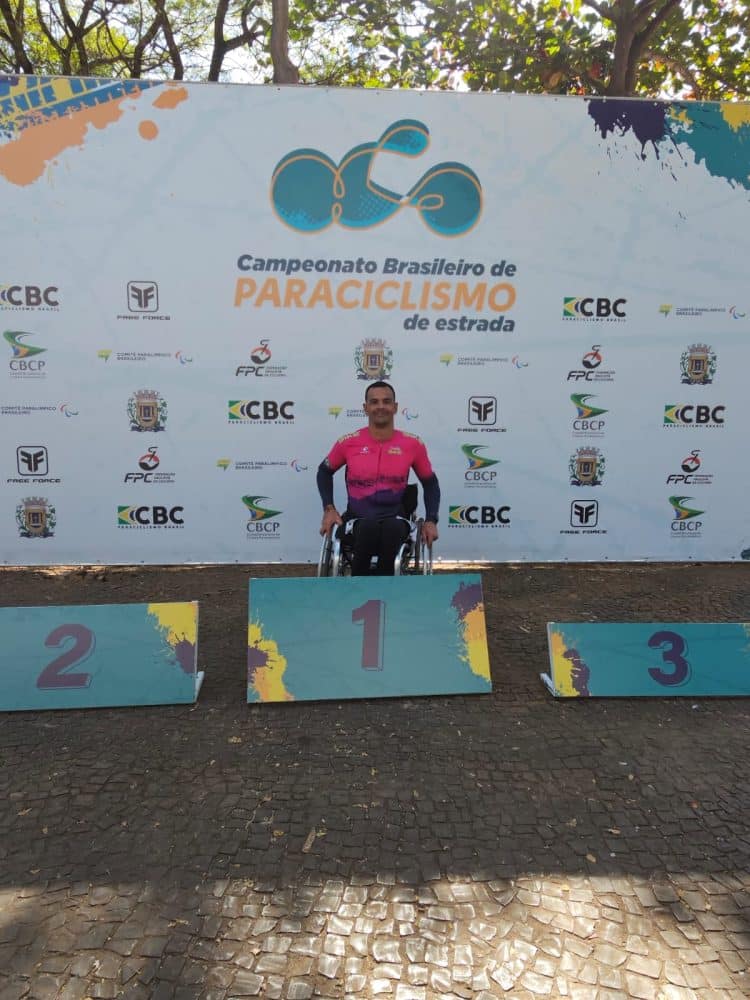 Atleta paralímpico de Araxá estreia no Campeonato Brasileiro de Paraciclismo com apoio da Prefeitura