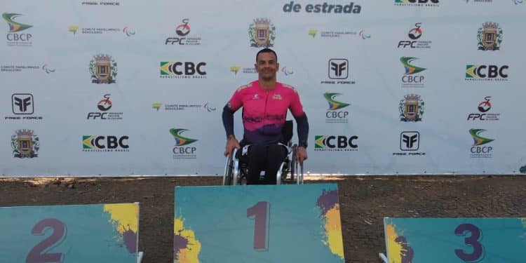 Atleta paralímpico de Araxá estreia no Campeonato Brasileiro de Paraciclismo com apoio da Prefeitura