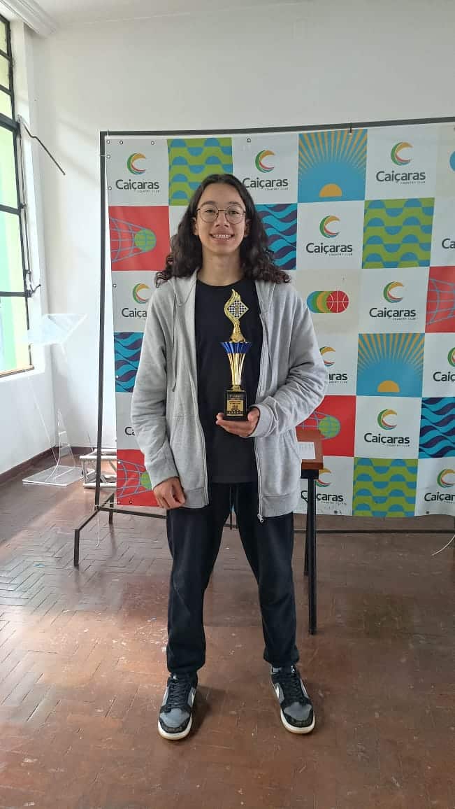 Theo é campeão da 2ª etapa do Circuito Patense de Xadrez