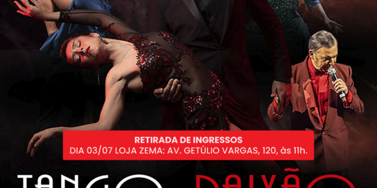 Uma noite de Tango – Tango & Paixão – 04 de Julho de 2025 – Uirapurus Arte & Cultura