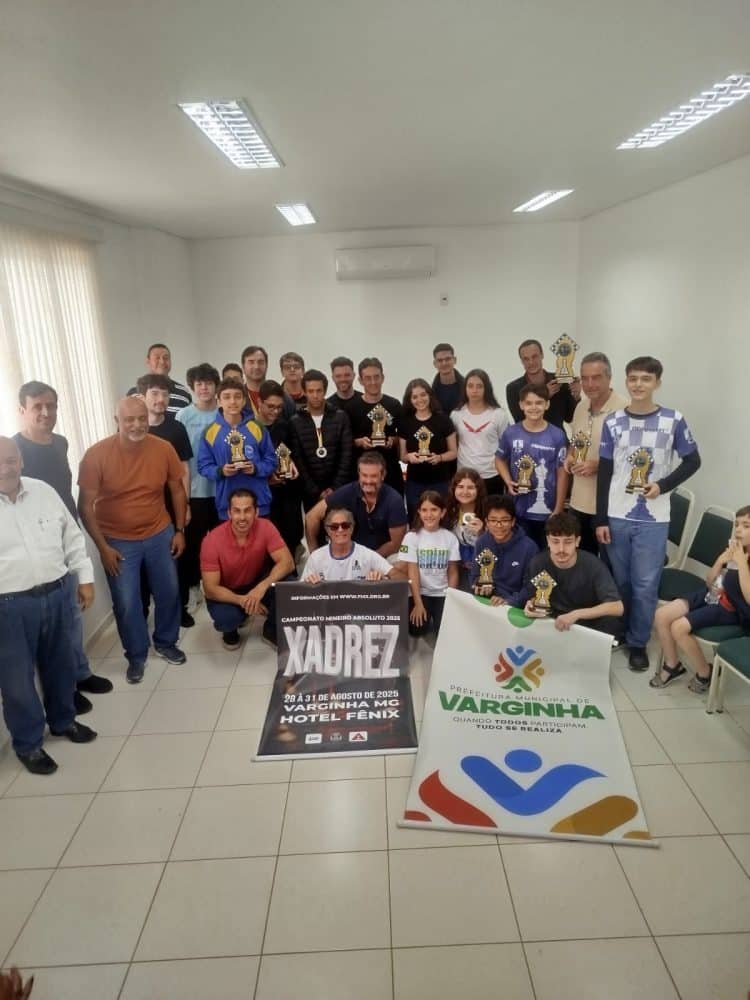 Araxaense Edgard é 3˚ lugar no Campeonato Mineiro de Xadrez Clássico Absoluto 2025