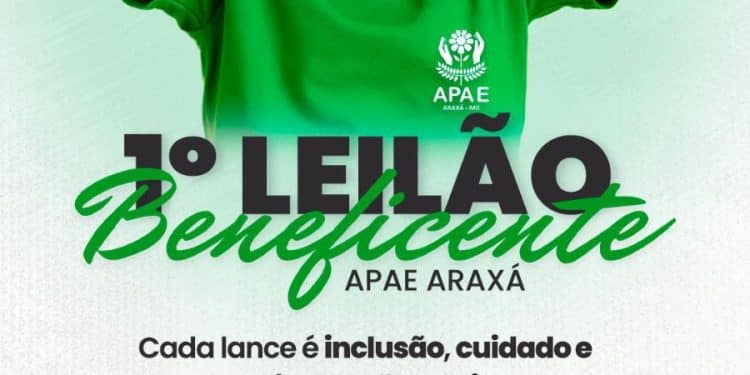 APAE Araxá realiza 1º Leilão Beneficente para ampliar o número de atendimentos