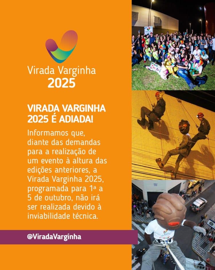 VIRADA VARGINHA É ADIADA PARA 2026