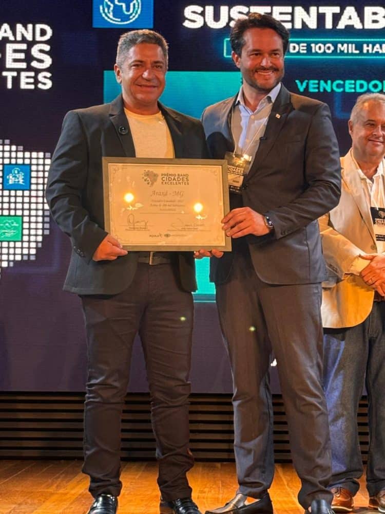 Araxá recebe prêmio estadual como referência em sustentabilidade