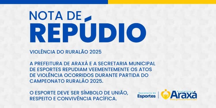 Nota de repúdio – Violência do Ruralão 2025