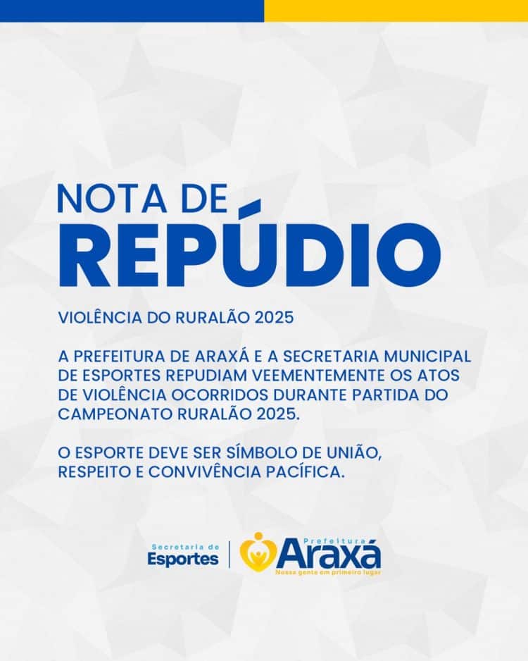 Nota de repúdio – Violência do Ruralão 2025
