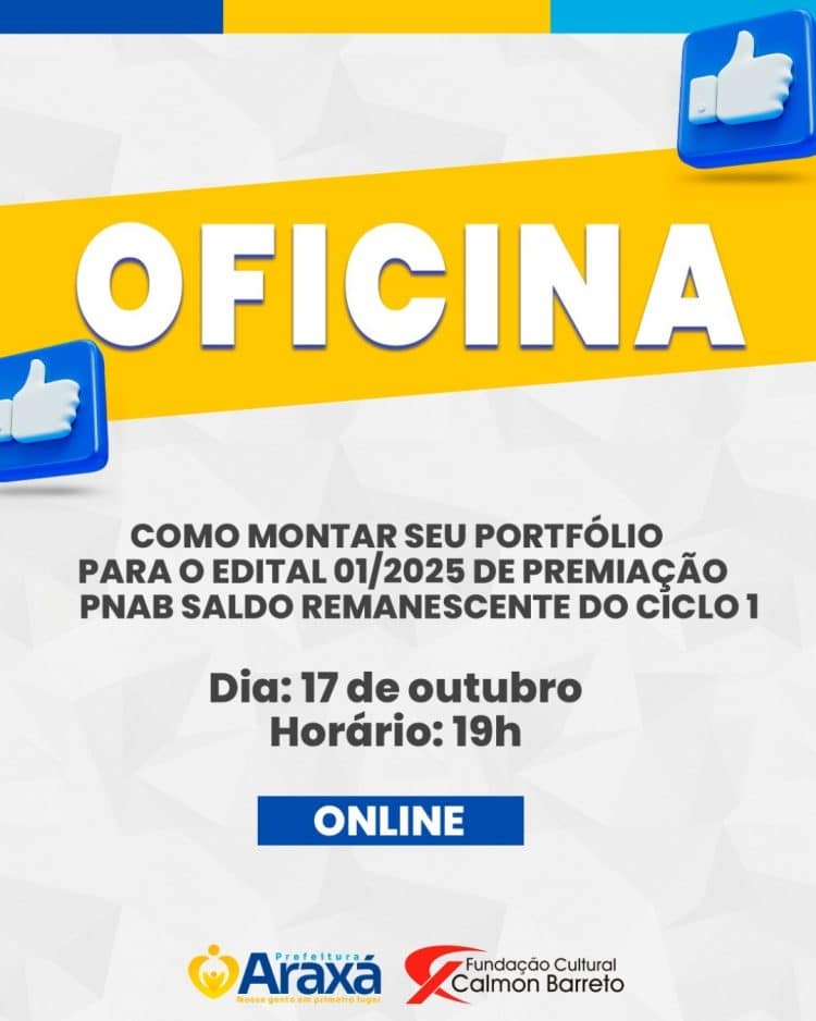 Fundação Cultural Calmon Barreto promove capacitações gratuitas sobre novo edital da Lei Aldir Blanc