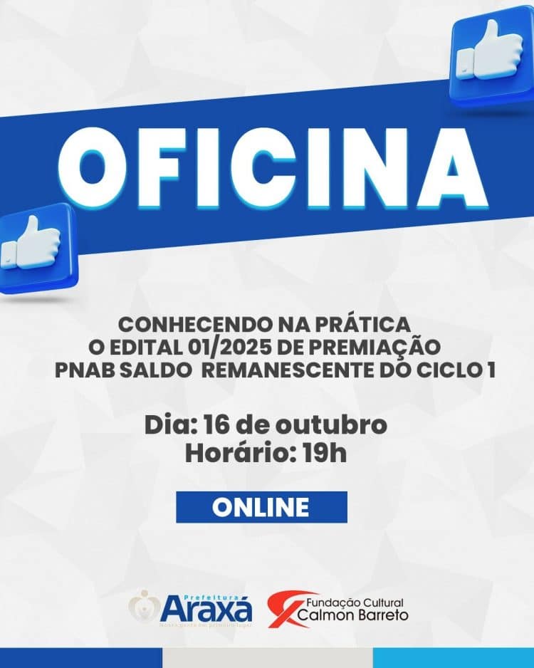 Fundação Cultural Calmon Barreto promove capacitações gratuitas sobre novo edital da Lei Aldir Blanc