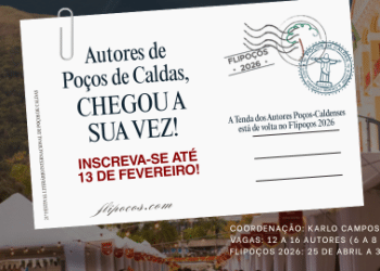 É escritor Poços-caldense? Essa é sua chance de brilhar no Flipoços 2026!