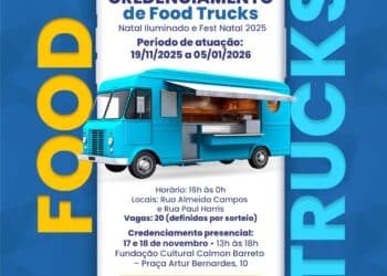 Araxá abre credenciamento de Food Trucks para o Natal Iluminado e Fest Natal 2025