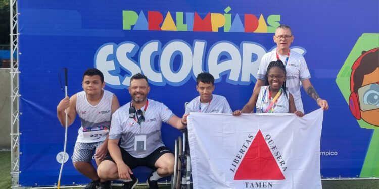Atletas de Araxá conquistam oito medalhas e quebram recorde brasileiro nas Paralimpíadas Escolares 2025