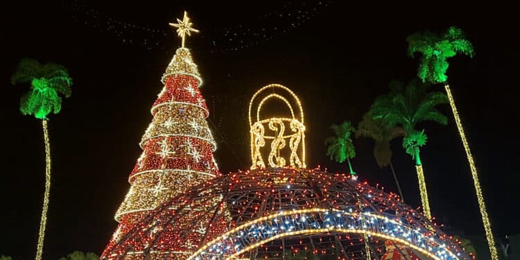 Novo circuito de atrações do Natal Iluminado surpreende a população de Araxá e mira turistas