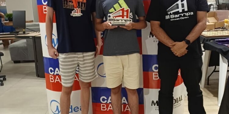 Edgard Campeão Sub-16 do Sampa Chess 2026