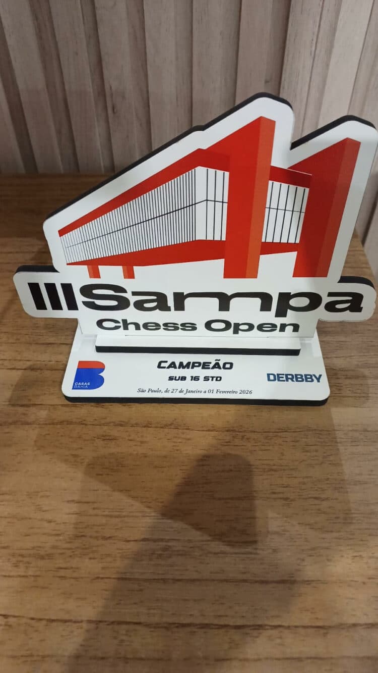 Edgard Campeão Sub-16 do Sampa Chess 2026