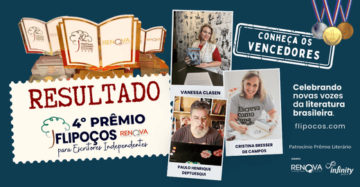 Confira os vencedores 4° Prêmio Flipoços Renovagraf para Escritores Independentes