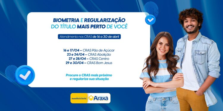 Prefeitura e Justiça Eleitoral levam atendimento para cadastro biométrico aos CRAS de Araxá