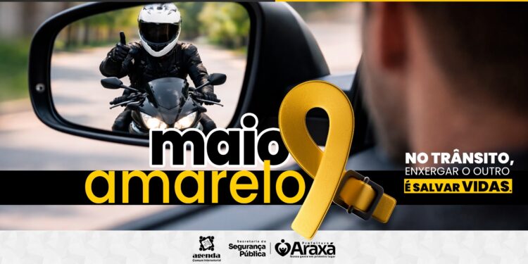 Prefeitura de Araxá realiza programação especial do Maio Amarelo para conscientizar sobre segurança no trânsito