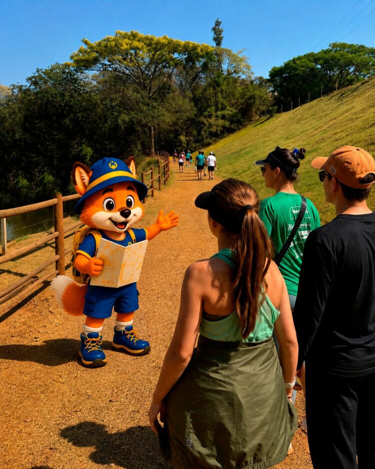 Secretaria de Turismo lança mascote e população poderá escolher nome do personagem