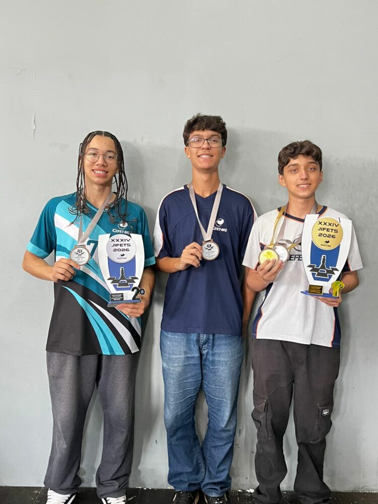 CEFET Araxá conquista título individual e vice-campeonato por equipes no XXXIV JIFETS 2026