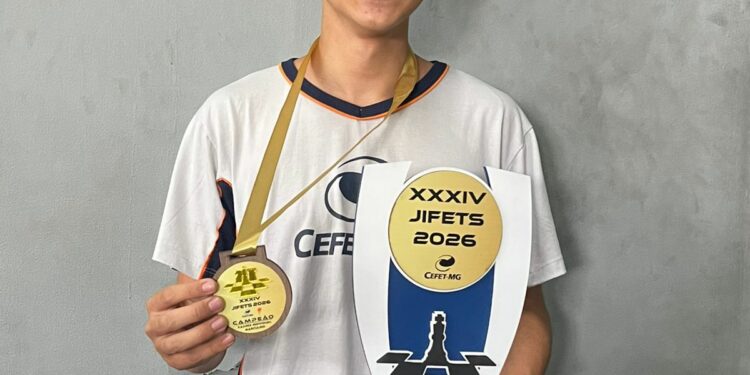CEFET Araxá conquista título individual e vice-campeonato por equipes no XXXIV JIFETS 2026