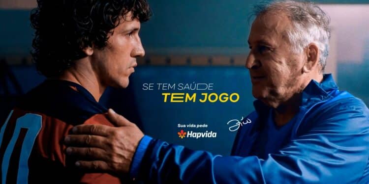 Zico é o novo Embaixador da Saúde da Hapvida e estrela campanha ‘Se tem saúde, tem jogo’