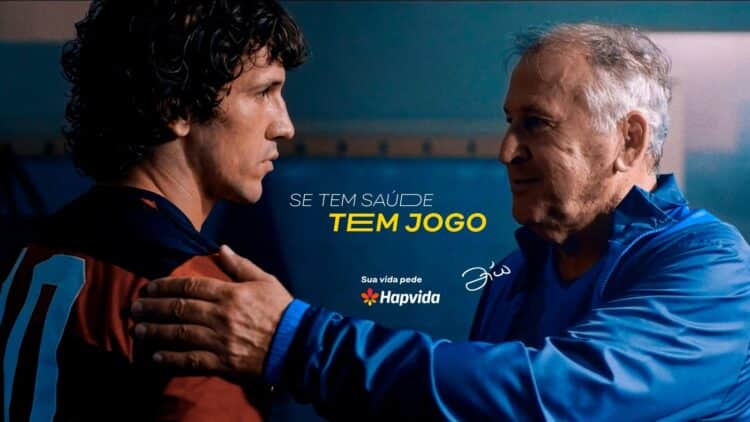 Zico é o novo Embaixador da Saúde da Hapvida e estrela campanha ‘Se tem saúde, tem jogo’