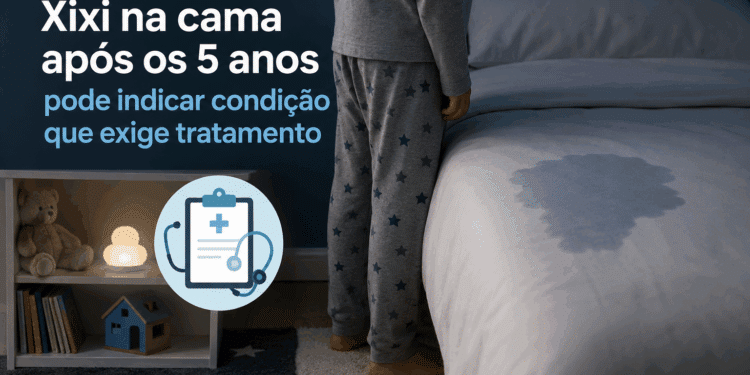 Xixi na cama após os 5 anos pode indicar condição que exige tratamento