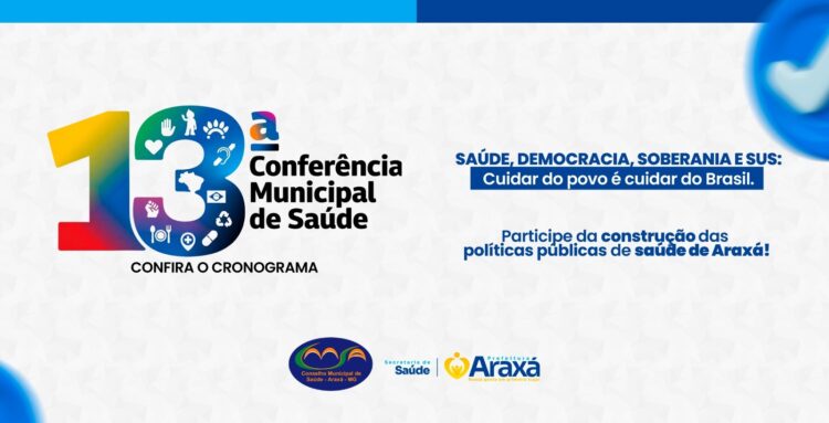Pré-Conferências de Saúde começam nesta quarta-feira (3) em diferentes regiões de Araxá