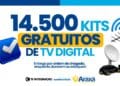 Moradores de Araxá receberão kits gratuitos de TV digital; veja como retirar