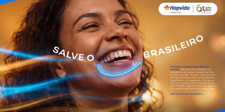 Hapvida +Odonto faz doação de 130 planos odontológicos durante o Julho Neon