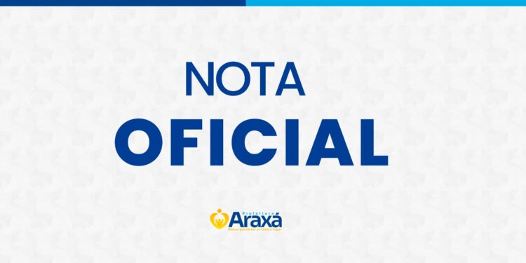 NOTA OFICIAL