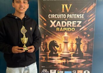 ENXADRISTA ARAXAENSE EDGARD É CAMPEÃO DA 3ª ETAPA DO CIRCUITO PATENSE 2026