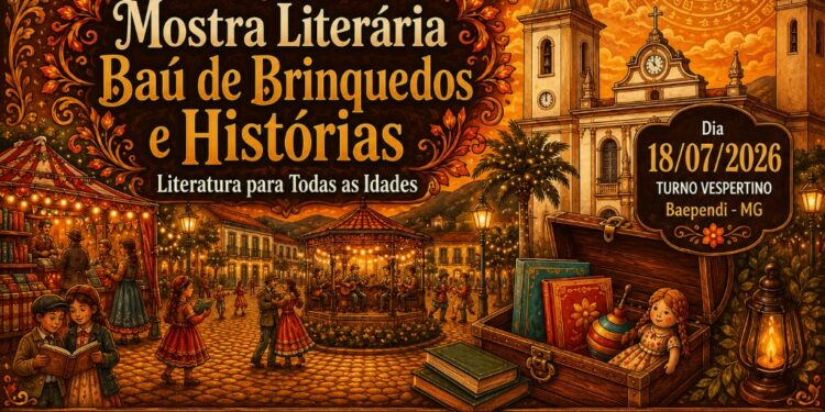 Baependi promove sua primeira Mostra Literária e transforma a praça em um grande encontro entre livros, arte e cultura