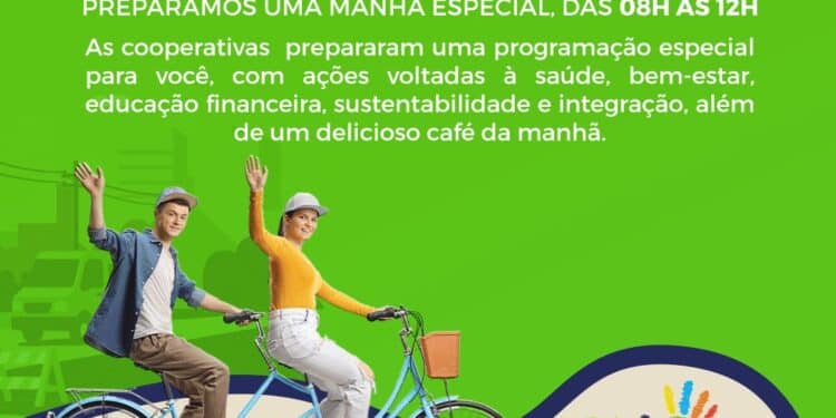 Cooperativas de Uberlândia promovem manhã de saúde, educação financeira e lazer gratuito, neste sábado (15), no Parque do Sabiá