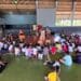 Espetáculo teatral e danças circulares do Grupontapé movimentaram a comunidade de Perdizes