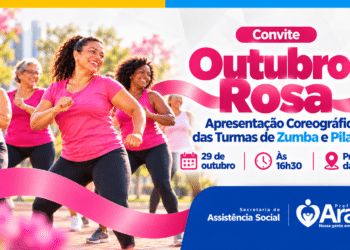 Outubro Rosa: Prefeitura de Araxá promove tarde de dança e integração na Praça da Família