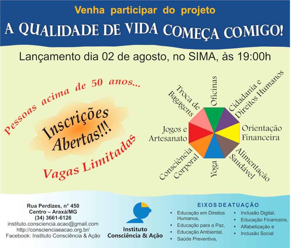 Marque em sua agenda esse convite imperdível do IC&A