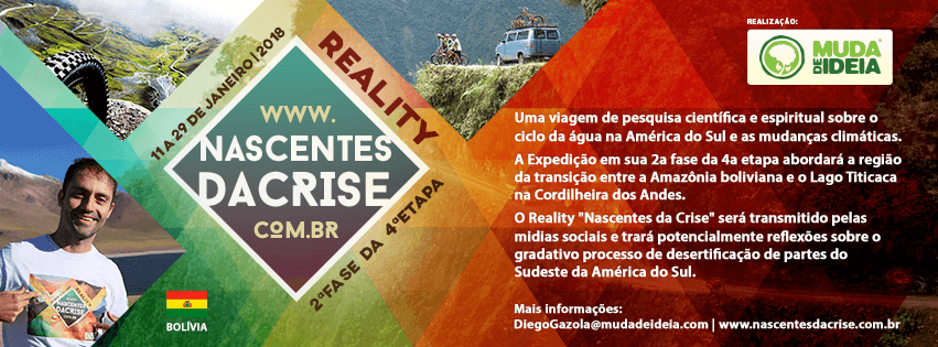 Água será tema de “Reality” apresentado por varginhense na Bolívia