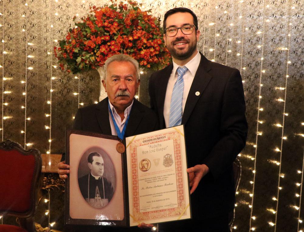 Empresário Pedro Antunes Teodoro homenageado em Araxá.