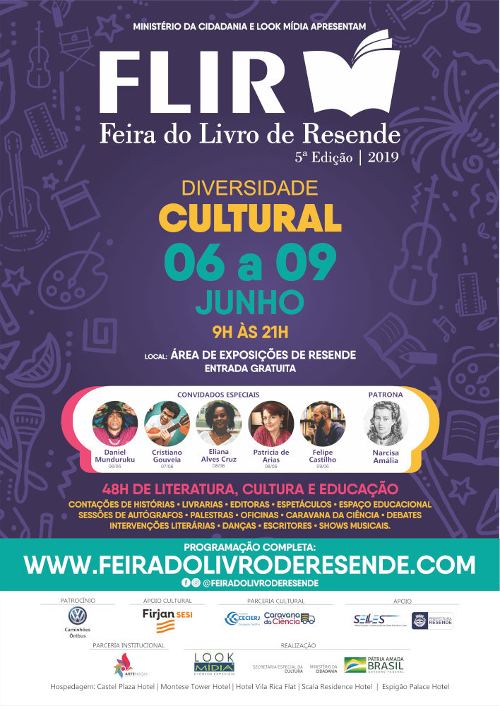 Feira do livro de Resende anuncia programação completa