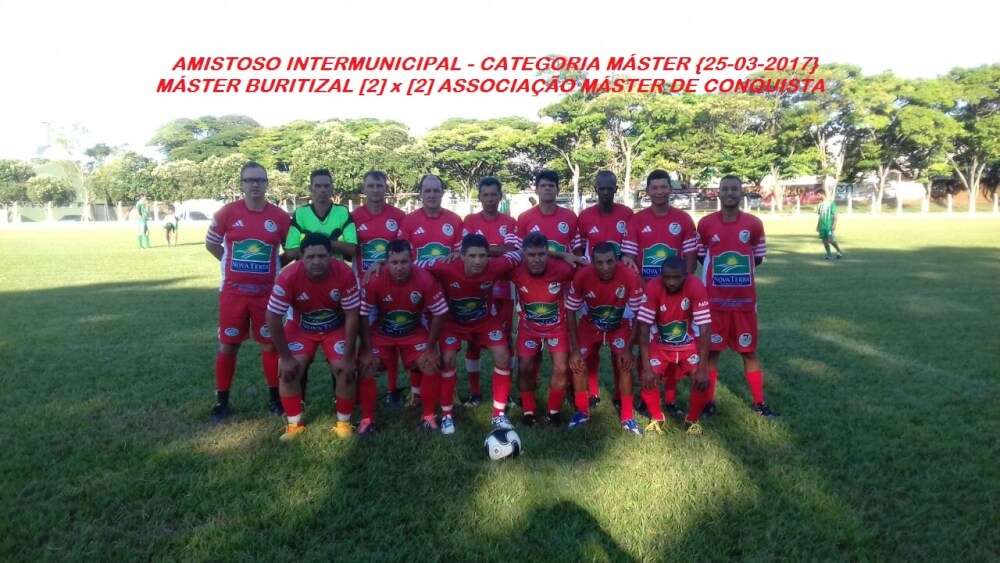 Associação Máster de Conquista, jogou amistoso na cidade de Buritizal/SP.